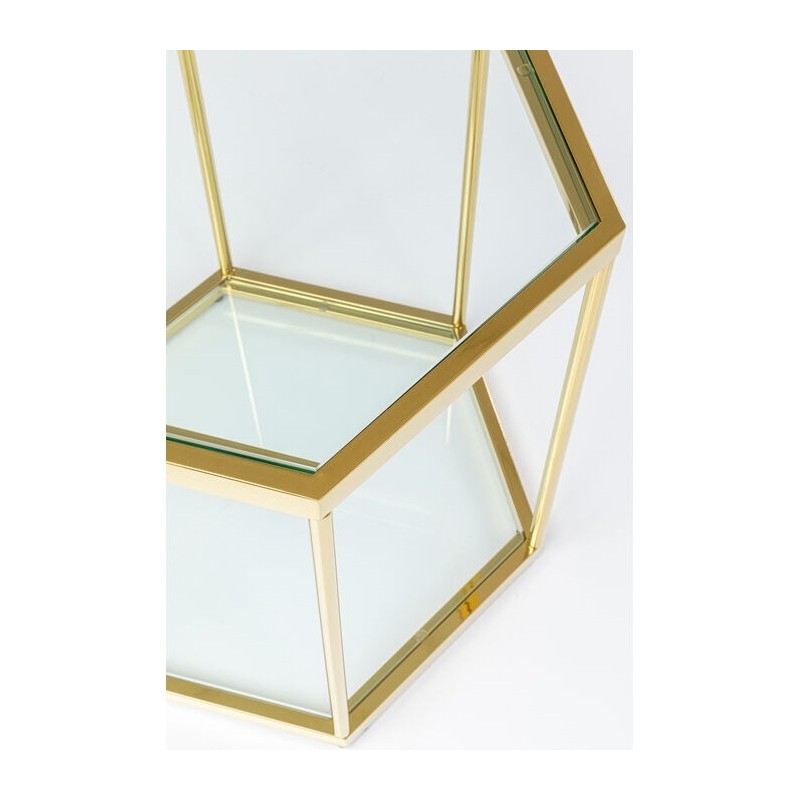 Kare Stolik Comb Gold 55 Złoty