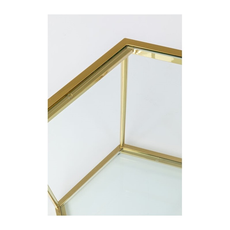 Kare Stolik Comb Gold 55 Złoty