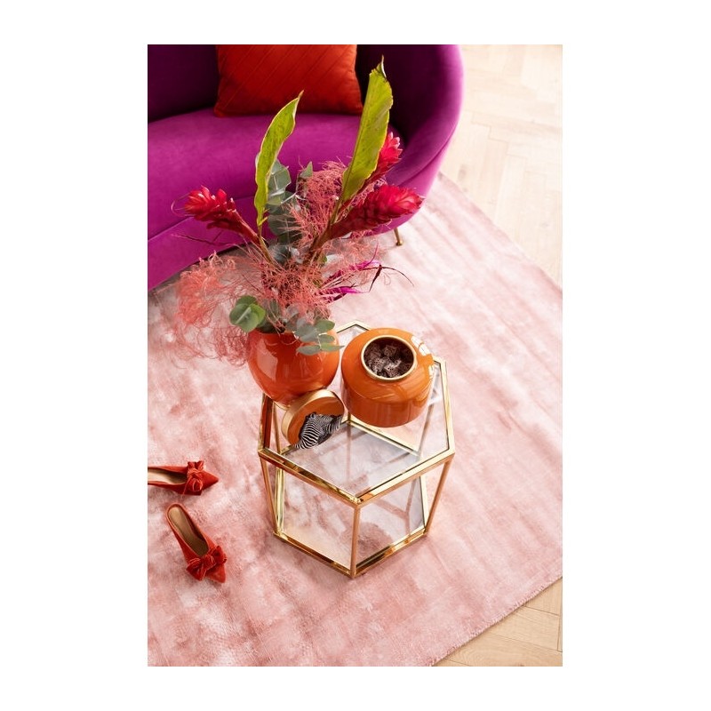 Kare Stolik Comb Gold 55 Złoty