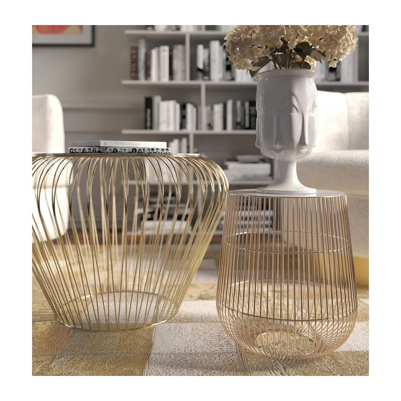 Kare Stolik Beam 32 Biały