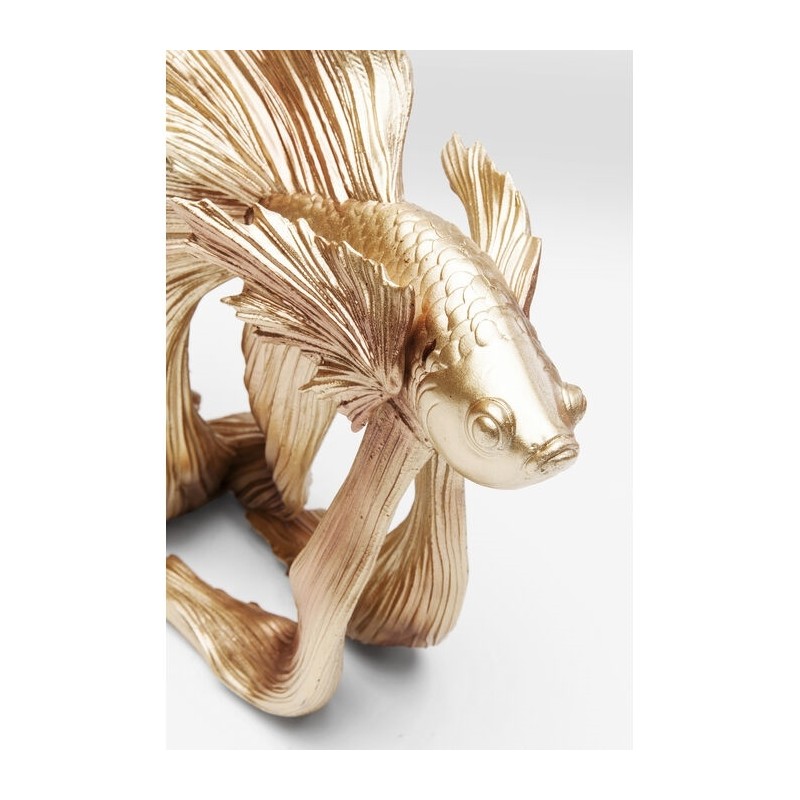 Kare Dekoracja Betta Fish S Złota