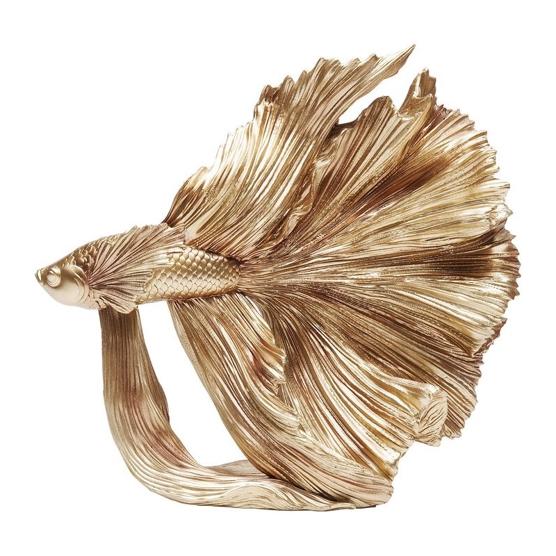 Kare Dekoracja Betta Fish S Złota