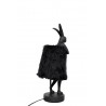 Kare Lampa Stołowa Rabbit Fur 50 Cm       Czarna / Złota