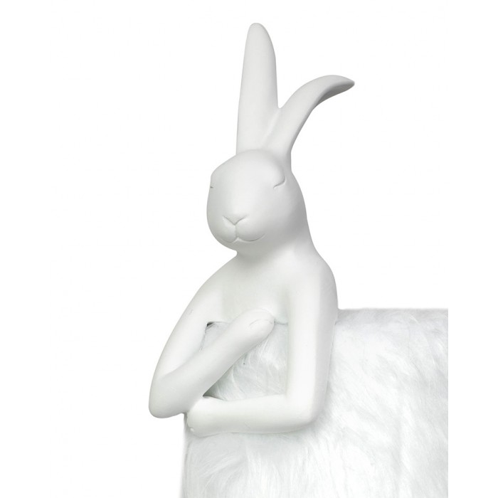 Kare Lampa Stołowa Rabbit Fur 50 Cm       Biała...