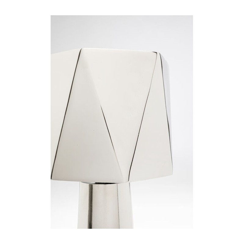 Kare Lampa Stołowa Martha 38 Srebrna