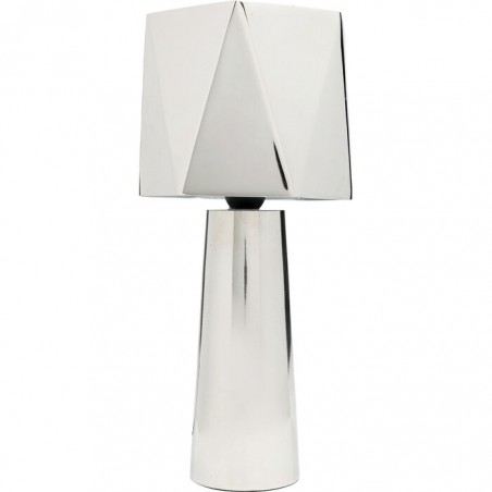 Kare Lampa Stołowa Martha 38 Srebrna