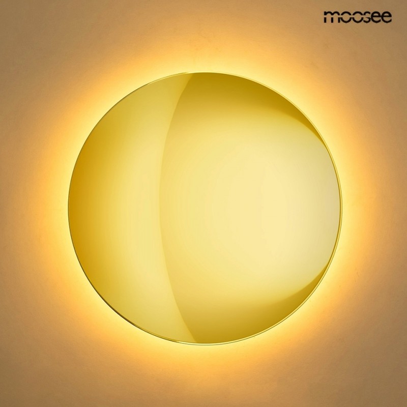 Moosee Lampa Ścienna Shadow Sun 30 Złota