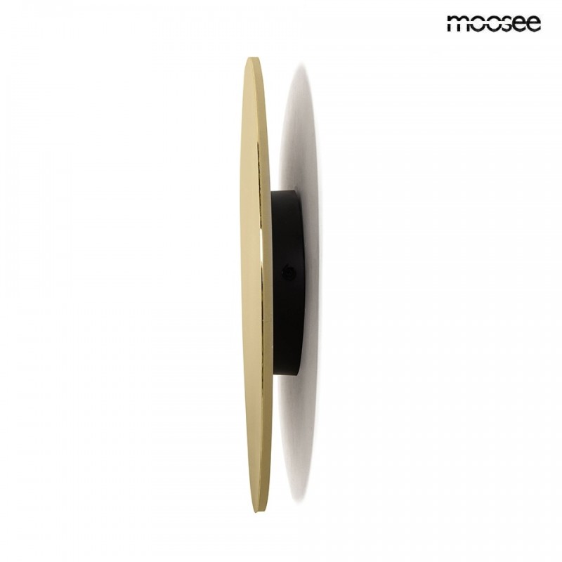 Moosee Lampa Ścienna Shadow Sun 30 Złota