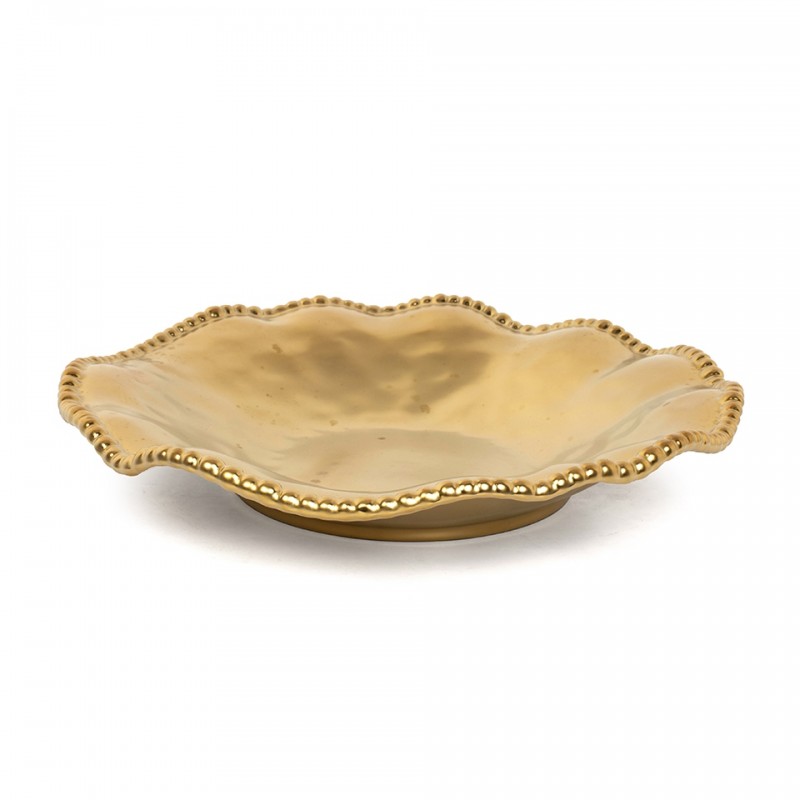Kare Półmisek Bell Gold 36 Cm Złoty