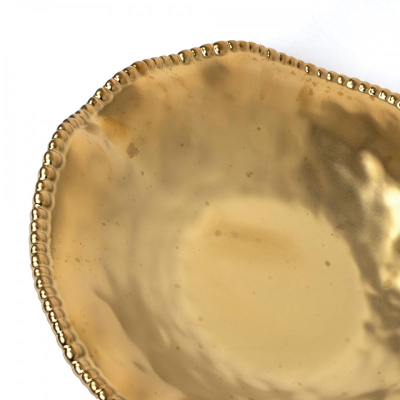 Kare Półmisek Bell Gold 36 Cm Złoty