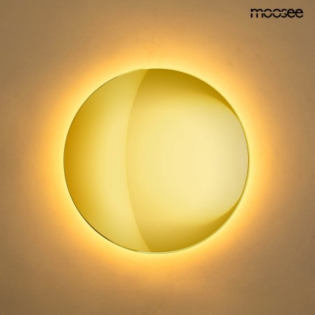 Moosee Lampa Ścienna Shadow Sun 25 Złota