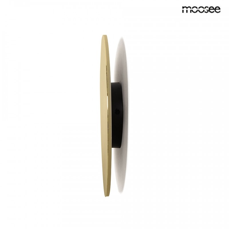 Moosee Lampa Ścienna Shadow Sun 25 Złota