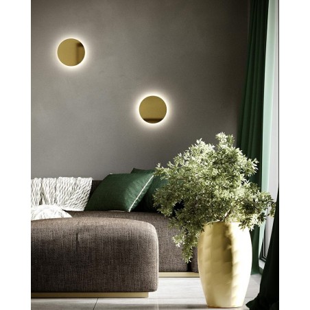 Moosee Lampa Ścienna Shadow Sun 25 Złota