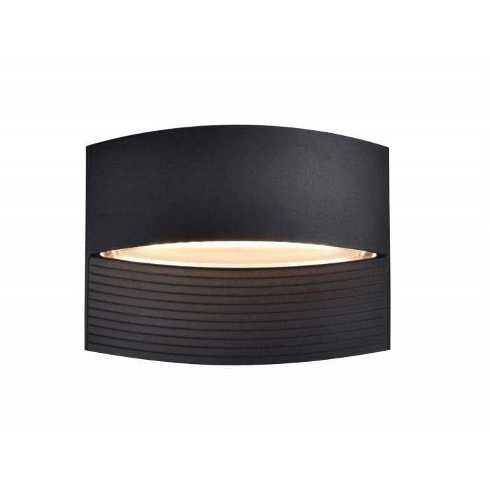 Lutec Lampa Zewnętrzna Ścienna Lotus 5193201012 Czarny