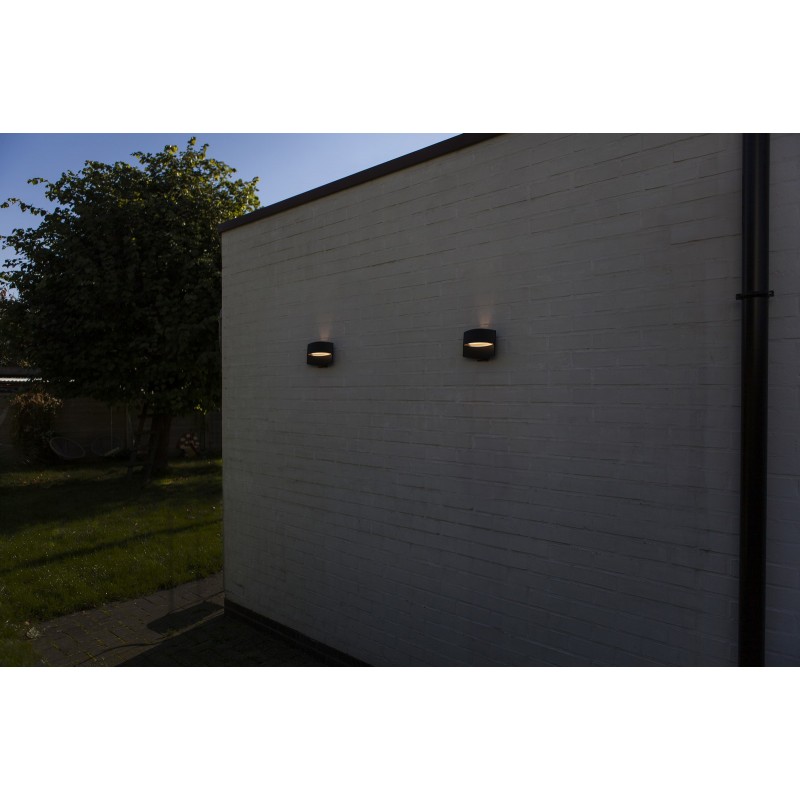 Lutec Lampa Zewnętrzna Ścienna Lotus 5193201012 Czarny