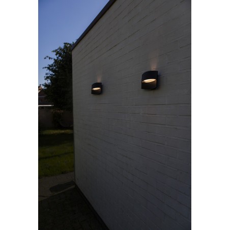 Lutec Lampa Zewnętrzna Ścienna Lotus 5193201012 Czarny