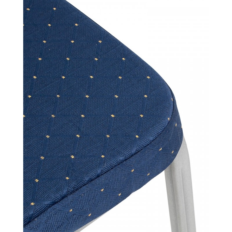 Krzesło Bankietowe Ares Niebieskie /      Srebrne