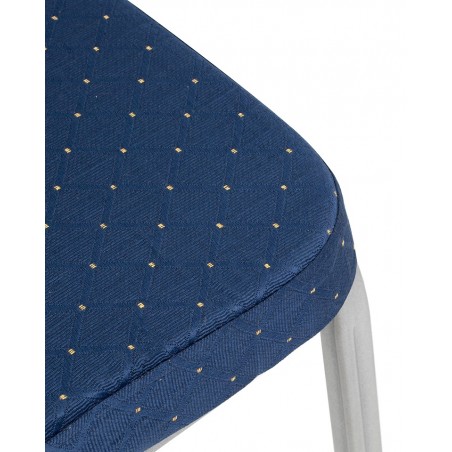 Krzesło Bankietowe Ares Niebieskie /      Srebrne