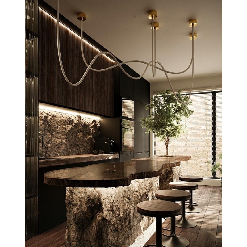 MOOSEE lampa wisząca LASSO 1000 złota