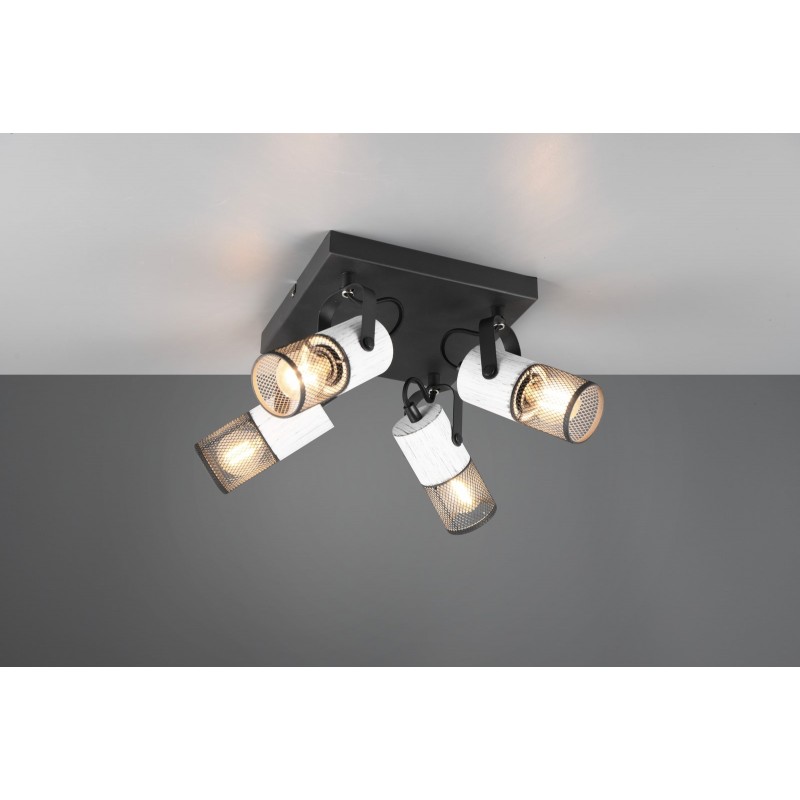 Trio Reflektor sufitowy TOSH 804300434 czarny, biały