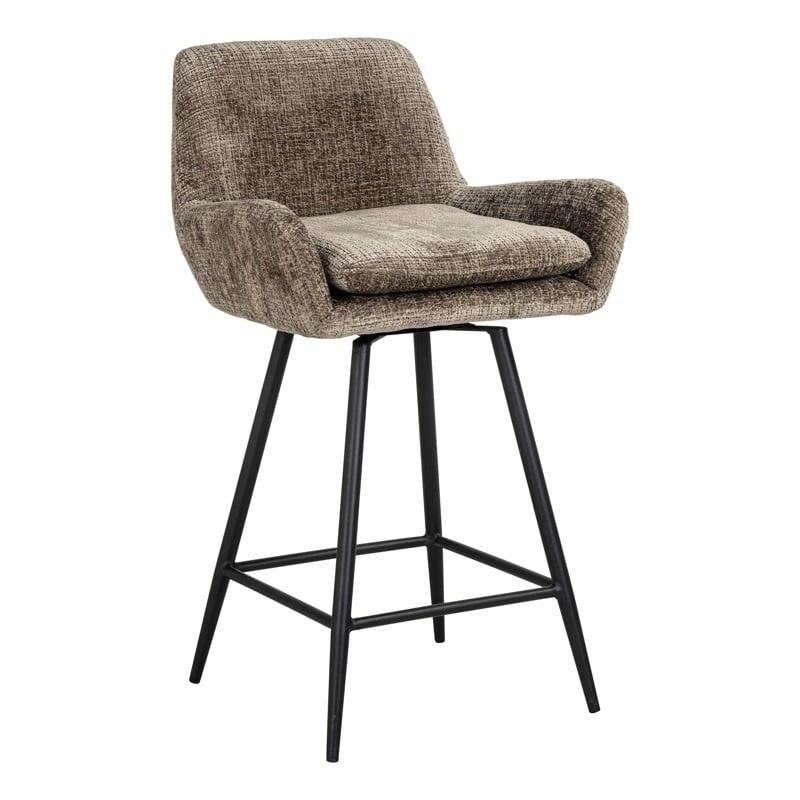 RICHMOND krzesło barowe LINSEY obrotowe zielone