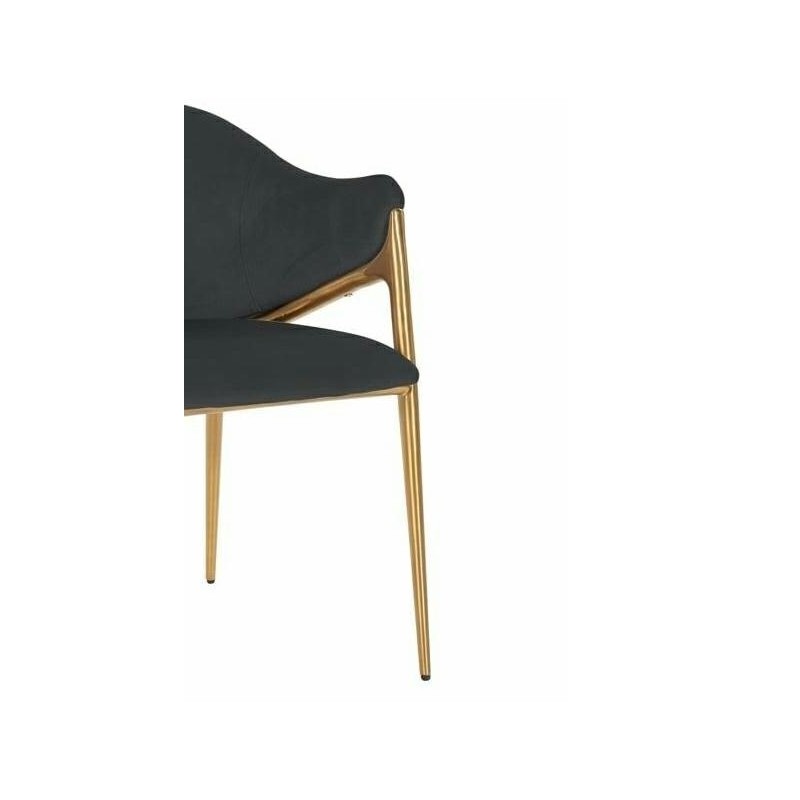 RICHMOND krzesło GWEN czarne - trudnopalne