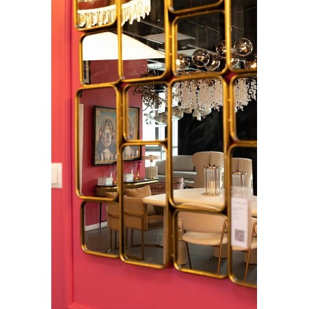 RICHMOND lustro ścienne BIRCHE złote