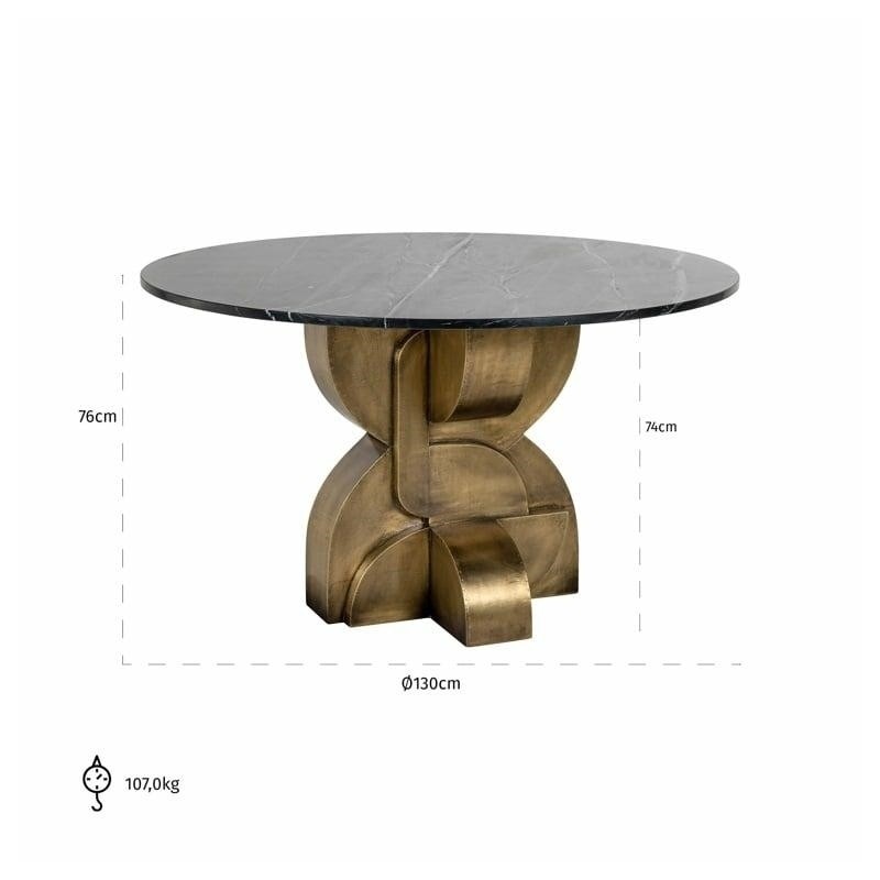 RICHMOND stół jadalniany MADDOX 130
