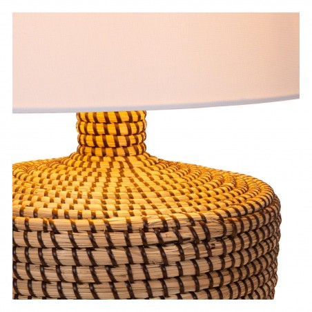 Lucide Lampa stołowa AMBALA 10551/81/73 drewno jasne i ciemne, biały