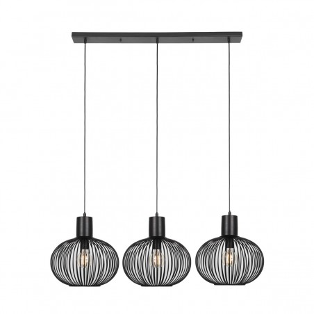 Trio Lampa wisząca nowoczesna GILA 365700332 czarny