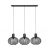 Trio Lampa wisząca nowoczesna GILA 365700332 czarny