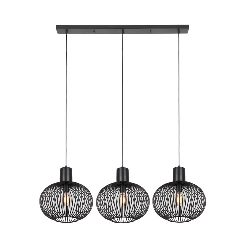 Trio Lampa wisząca nowoczesna GILA 365700332 czarny