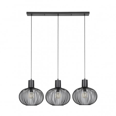 Trio Lampa wisząca nowoczesna GILA 365700332 czarny