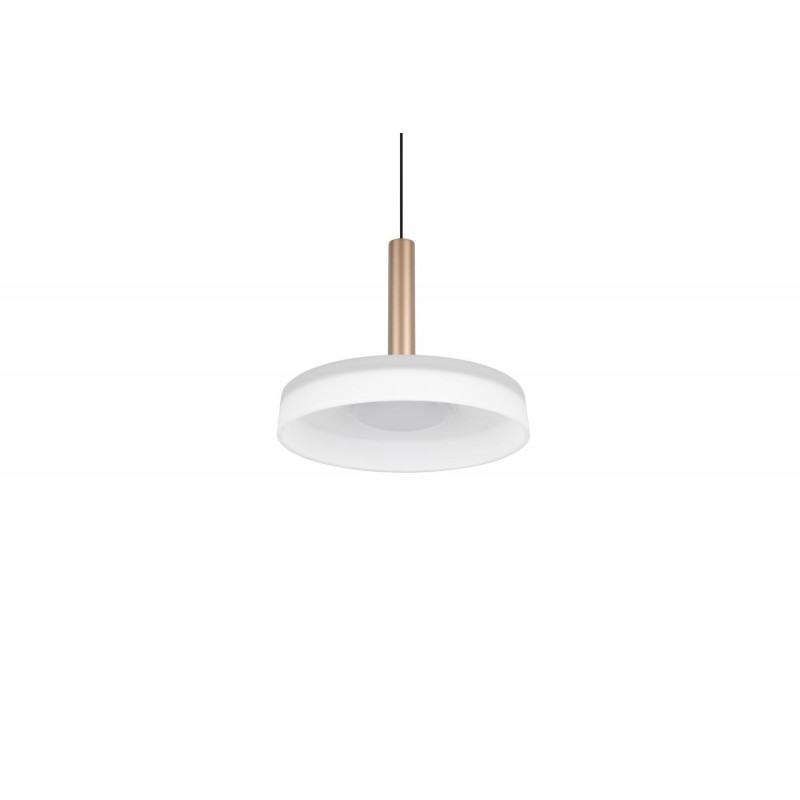 Trio Lampa wisząca LED nowoczesna CELESTE 354910165 brązowy i odcienie brązu, czarny