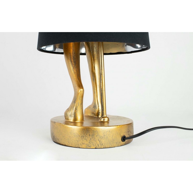 KARE lampa stołowa RABBIT 50 cm złota / czarna