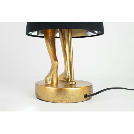 KARE lampa stołowa RABBIT 50 cm złota / czarna