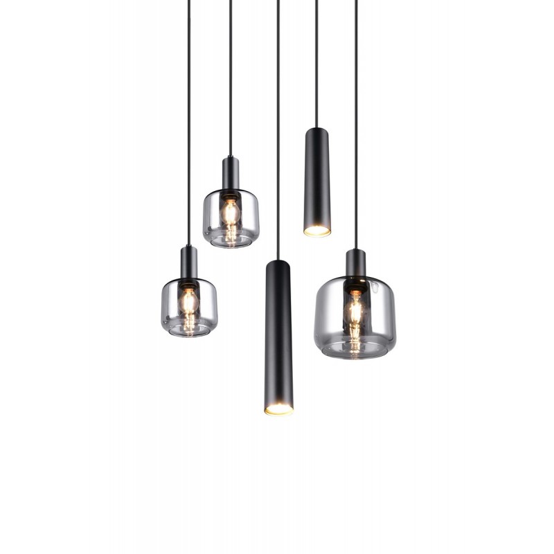 Trio Lampa wisząca nowoczesna MATARO 364130532 czarny