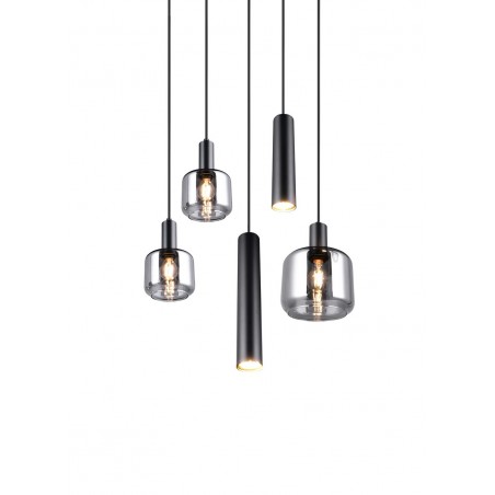 Trio Lampa wisząca nowoczesna MATARO 364130532 czarny