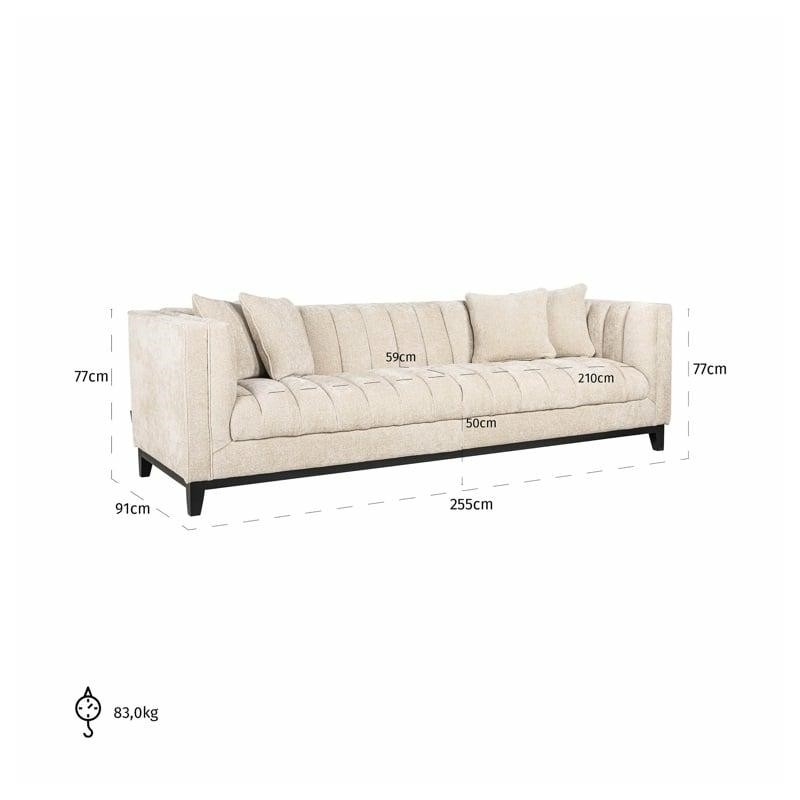 RICHMOND sofa BEAUCHAMP beżowa