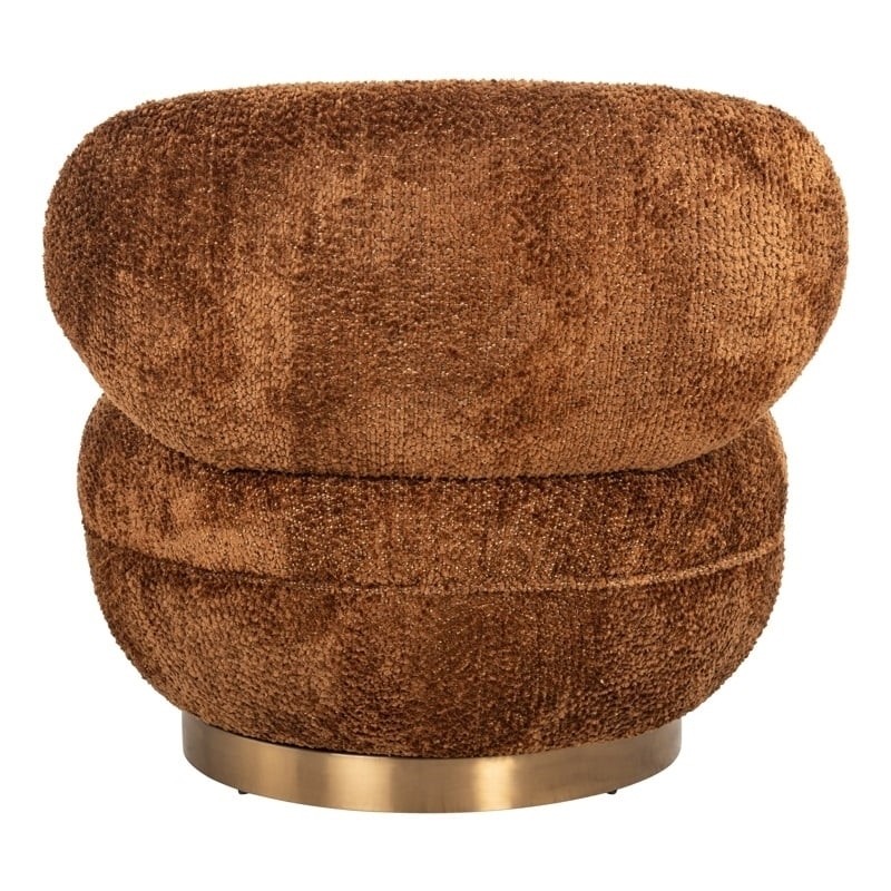 RICHMOND fotel obrotowy JACE pomarańczowy