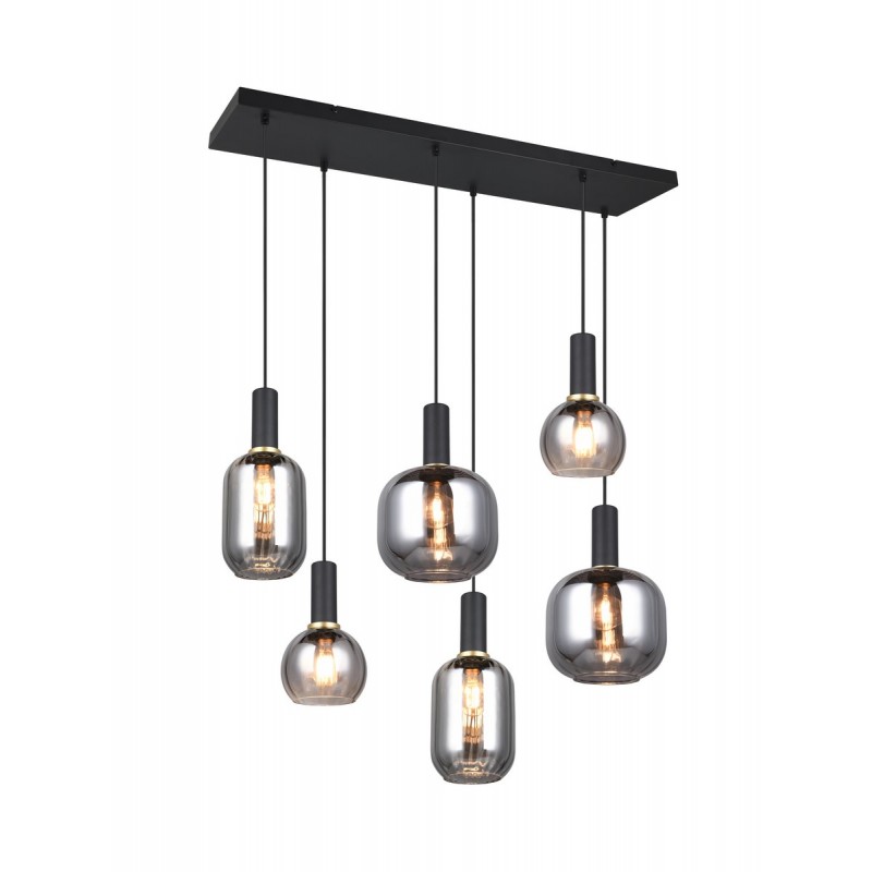 Trio Lampa wisząca nowoczesna DIVA 319800632 czarny