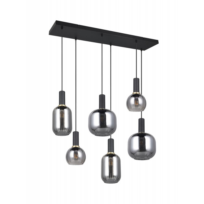 Trio Lampa wisząca nowoczesna DIVA 319800632 czarny