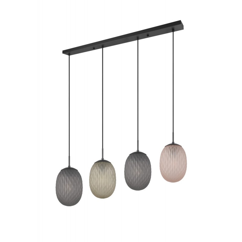 Trio Lampa wisząca nowoczesna FACETTE 364200417 czarny, inny