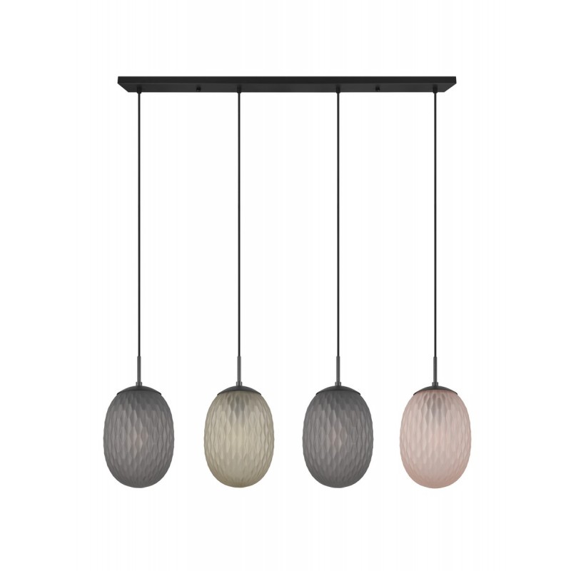 Trio Lampa wisząca nowoczesna FACETTE 364200417 czarny, inny