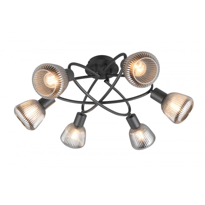 Trio Lampa natynkowa TARIFA 662800632 czarny