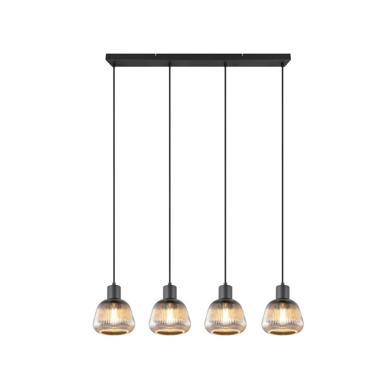 Trio Lampa wisząca nowoczesna TARIFA 362800432 czarny