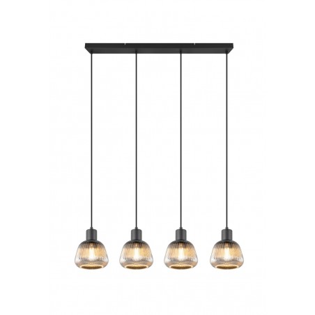 Trio Lampa wisząca nowoczesna TARIFA 362800432 czarny