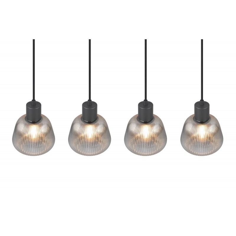 Trio Lampa wisząca nowoczesna TARIFA 362800432 czarny