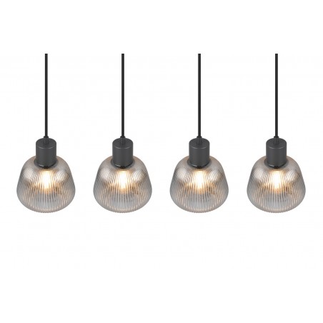 Trio Lampa wisząca nowoczesna TARIFA 362800432 czarny