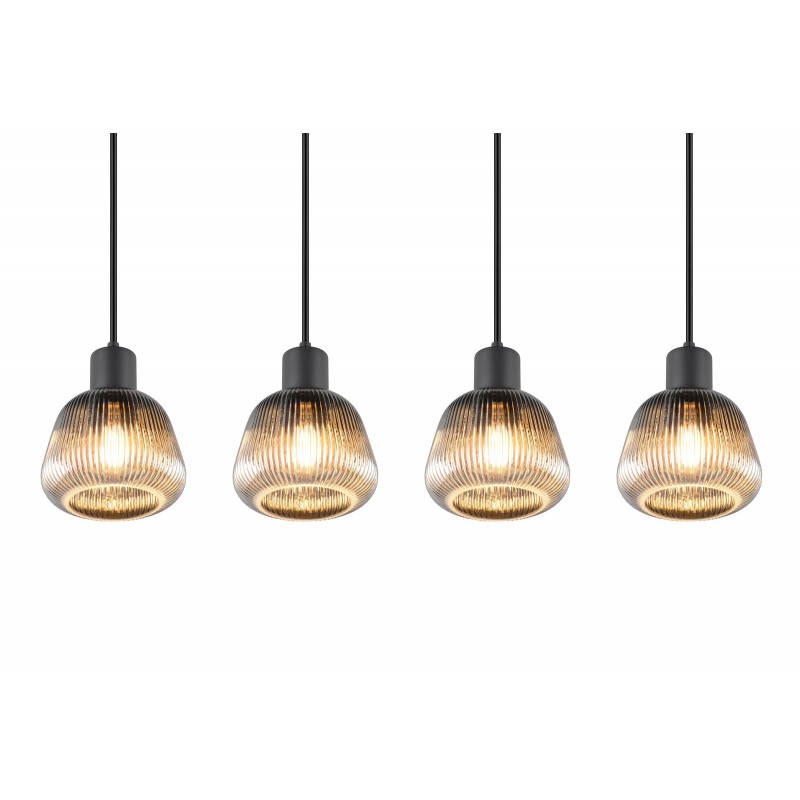 Trio Lampa wisząca nowoczesna TARIFA 362800432 czarny